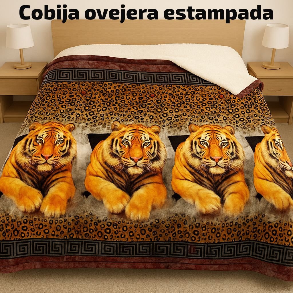 Cobija Gruesa Ovejera  Estampada