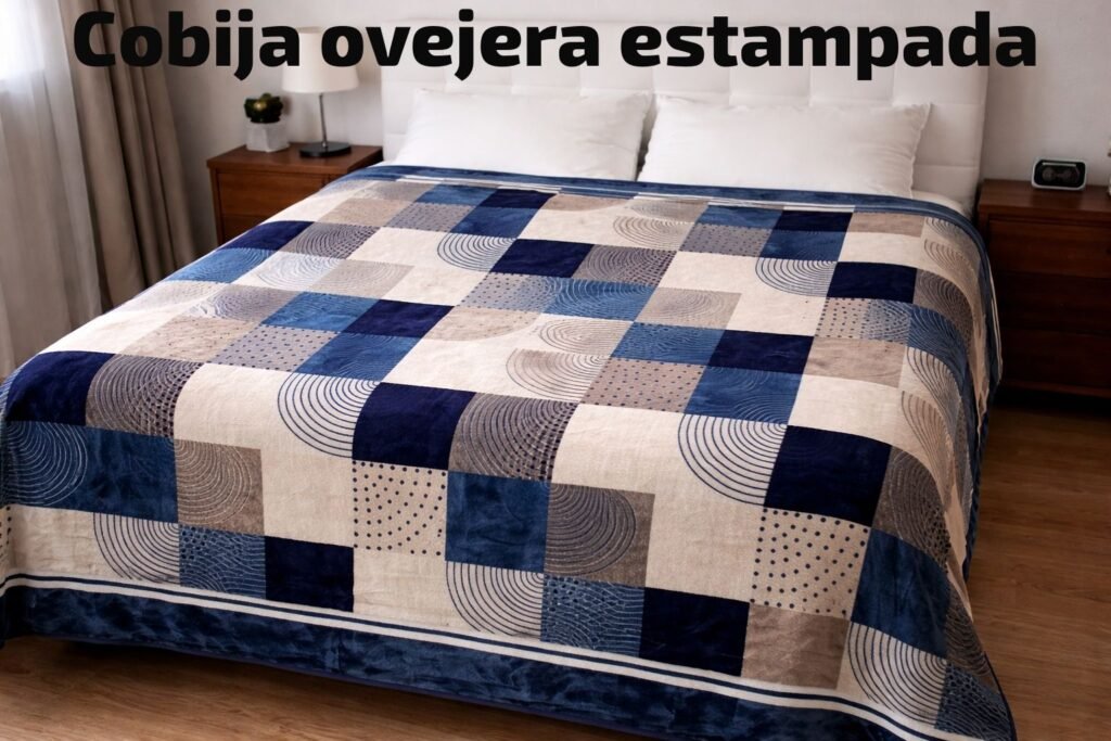 Cobija Gruesa Ovejera  Estampada