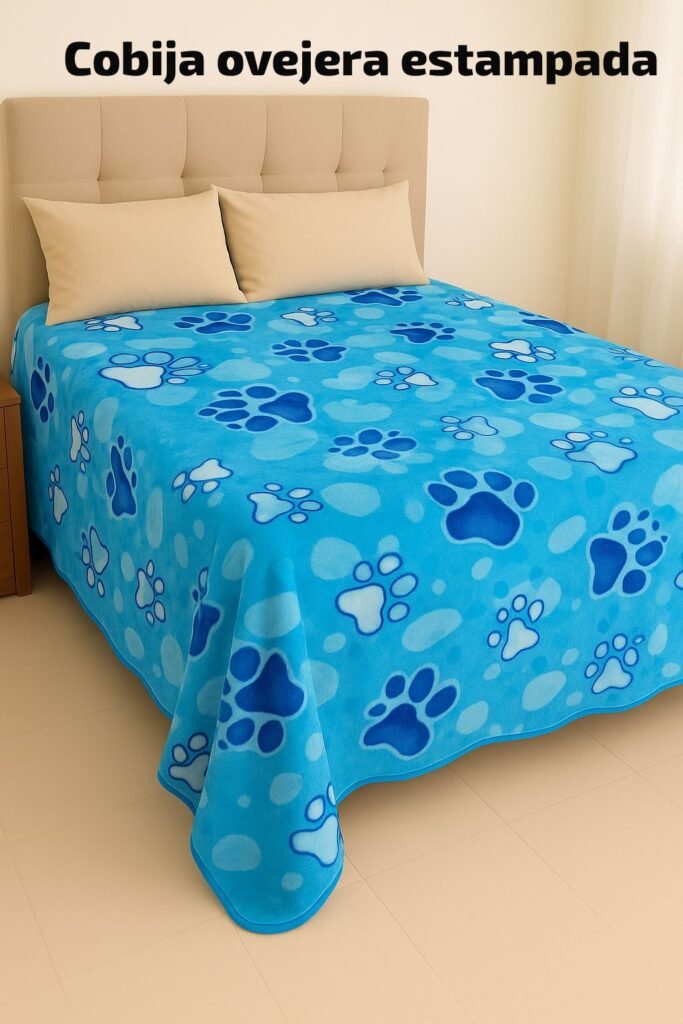 Cobija Gruesa Ovejera  Estampada