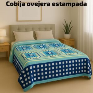 Cobija Gruesa Ovejera  Estampada: imagen 1