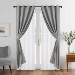Cortinas Blackout con Velo Liso CR55B
