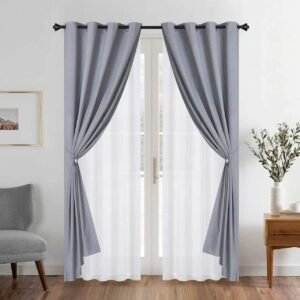 Cortinas Blackout con Velo Liso CR55B: imagen 5